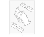 New Oem Ford Kit Brake Lining Rear 2015-2020 F-150 FL3Z-2200-E. Fixed Price $105.94.