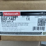 Motorcraft Front Disc Brake Pad BRF-1467 / Ford EB5Z-2001-A. Fixed Price $68.31.