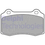 Delphi Disc Brake Pad Set For Citroen Jaguar Volvo DS3 Convertible 1230725. Fixed Price $28.55.