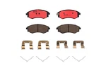Brembo Front Ceramic Slotted Brake Pad Set With Clips For Hyundai Elantra Sonata. Fixed Price $57.00.