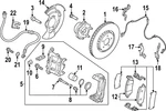 Genuine Nissan Disc Brake Anti-rattle Clip Set D1080-5MT0D. Fixed Price $99.03.