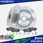 Rear Drilled Rotors Brake Pads For Toyota Sienna Highlander Lexus RX350 RX450H. Fixed Price $71.05.