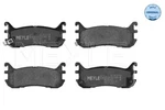 Meyle 025 233 8713/W Brake Pad Set, Disc For Mazda. Fixed Price $22.70.