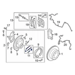 Ford F-450 Super Duty 17-22 HC3Z2069B Rear Parking Brake Hardware Kit. Fixed Price $39.65.