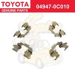 Genuine Toyota Disc Brake Anti-rattle Clip Set 04947-0C010. Fixed Price $19.00.