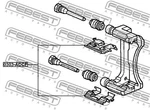 Febest 2003-2008 Honda Accord Disc Brake Clip Set 0303-ACCF. Fixed Price $39.00.