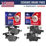 Front And Rear Ceramic Brake Pads For 2007 2008 2009 2010 2011 2012 2013 Mazda. Fixed Price $41.84.