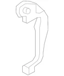 Genuine Nissan Drum Brake Adjusting Lever 44211-5RB0A. Fixed Price $9.08.