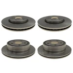 Acdelco Silver Front 321MM Rear 303MM Brake Kit Disc Rotors For Equinox Terrain. Fixed Price $242.95.
