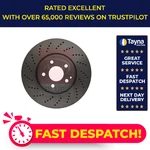 2X Brake Discs Pair Vented Fits Mercedes E220 2.2D Front 09 To 16 322MM Set New. Fixed Price $123.78.