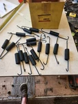 Qty 17** Euclid E-2163 Brake Shoe Return Spring. Fixed Price $70.00.