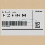 2X Genuine Bmw 34206870566 - Torx Bolt. Fixed Price $26.88.