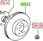 Toyota Camry 1999 Jpp Front Brake Pads & Rotors Set Genuine Oem. Fixed Price $325.49.