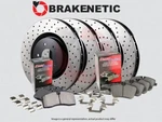 F&r Brakenetic Cross Drill Rotors+ceramic Pads F-sport 356MM 56.44204.21. Fixed Price $705.16.