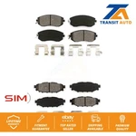 Front Rear Semi-metallic Brake Pads Kit Subaru Forester Impreza Xv Crosstrek. Fixed Price $48.41.