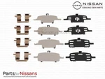 Genuine Rear Brake Pad Hardware Kit D4080-JA01D. Fixed Price $83.34.