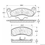 Front Disc Brake Pad For Crown Victoria, Grand Marquis+more (104.02000). Fixed Price $36.66.