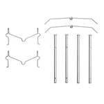 Dyn 340-76066 Dfc Disc Brake Hardware Kit-ipd. Fixed Price $39.40.