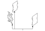 Genuine Nissan Disc Brake Anti-rattle Clip Set D1080-6GR0C. Fixed Price $126.46.