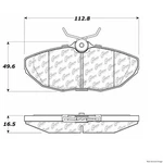 Centric Rear Disc Brake Pad For Jaguar (103.09440). Fixed Price $28.64.
