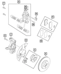 Genuine Mopar Brake Anti-rattle Clip 68338503AA. Fixed Price $111.50.