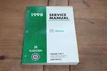 Geo Metro Steering Suspension Axle & Brakes 1998 Shop Service Manual GMP98-M2. Fixed Price $18.00.