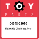 04948-28010 Toyota Fitting Kit, Disc Brake, Rear 0494828010, New Genuine Oem Par. Fixed Price $23.23.
