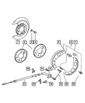 Genuine Mopar Brake Shoe Hold Down Spring 5139479AA. Fixed Price $5.39.