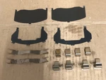 Nos Beck/arnley Disc Brake Hardware Kit W/ Shims Fits 84-90 Toytrk Van 084-1331.. Fixed Price $25.00.