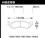 Hawk Performance HB299F.650-DC Hps. Fixed Price $197.09.