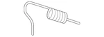 Genuine Nissan Parking Brake Shoe Return Spring 44091-3NF1B. Fixed Price $9.20.