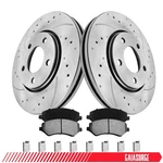 Front Brake Rotors + Pads For 01-07 Dodge Grand Caravan Town & Country. Fixed Price $71.99.