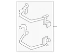 Genuine Bmw Brake Pads Spring 34-20-8-852-762. Fixed Price $66.09.