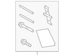 Genuine Land-rover Disc Brake Anti-rattle Clip LR157457. Fixed Price $78.50.