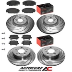 For Honda Civic Type FN2 Front & Rear Grooved Brake Discs Brembo Pads. Fixed Price $361.87.