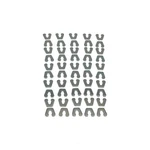 Drum Brake Shoe C-washer Carlson H1176. Fixed Price $31.99.