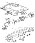 Brake Hydraulic Line Clip Mopar 52128175. Fixed Price $24.37.