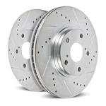 Powerstop AR86004XL Fits Ram 20-22 1500 Front Left Drilled & Slotted Rotor. Fixed Price $174.19.