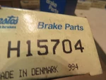Brake Hardware Kit Raybestos Nos # H15704. Fixed Price $9.88.