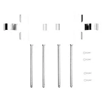 For Nissan 300ZX 1989-1996 Dfc 340-67025 Front Disc Brake Hardware Kit. Fixed Price $12.60.