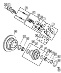 Genuine Mopar Disc Brake Pad Spring Kit 68049159AA. Fixed Price $29.97.