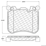Centric Front Disc Brake Pad For Bmw (104.14290). Fixed Price $57.60.