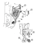 Genuine Mopar Park Brake Lever 4683860AD. Fixed Price $60.84.