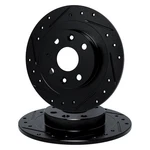 For Mazda RX-7 81-85 R1 Concepts Drilled & Slotted Rear Brake Rotor Set. Fixed Price $247.96.