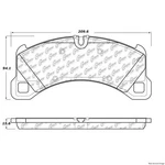 Centric Front Disc Brake Pad For Panamera, Macan, Cayenne (104.14520). Fixed Price $117.38.