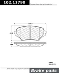 Centric Front Disc Brake Pad For MX-5, Miata (102.11790). Fixed Price $24.05.