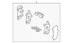 Genuine Nissan Hardware Kit D4M80-3NA0A. Fixed Price $87.16.