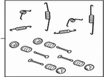 04942-52050 Toyota Spring Kit, Rear Brake 0494252050, New Genuine Oem Part. Fixed Price $41.80.