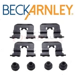 Beck Arnley Rear Disc Brake Hardware Kit For 2010-2013 Kia Soul Pad Mt. Fixed Price $23.69.