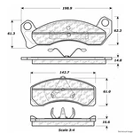 Front Disc Brake Pad For Crown Victoria, Town Car+more (106.04990). Fixed Price $55.90.